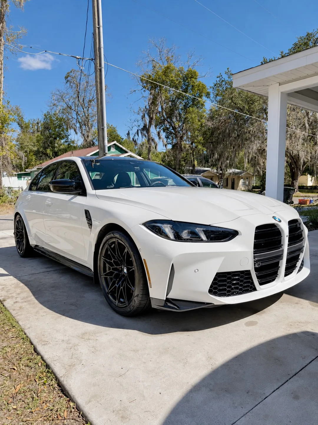White BMW exterior in the GLAD Detailing gallery